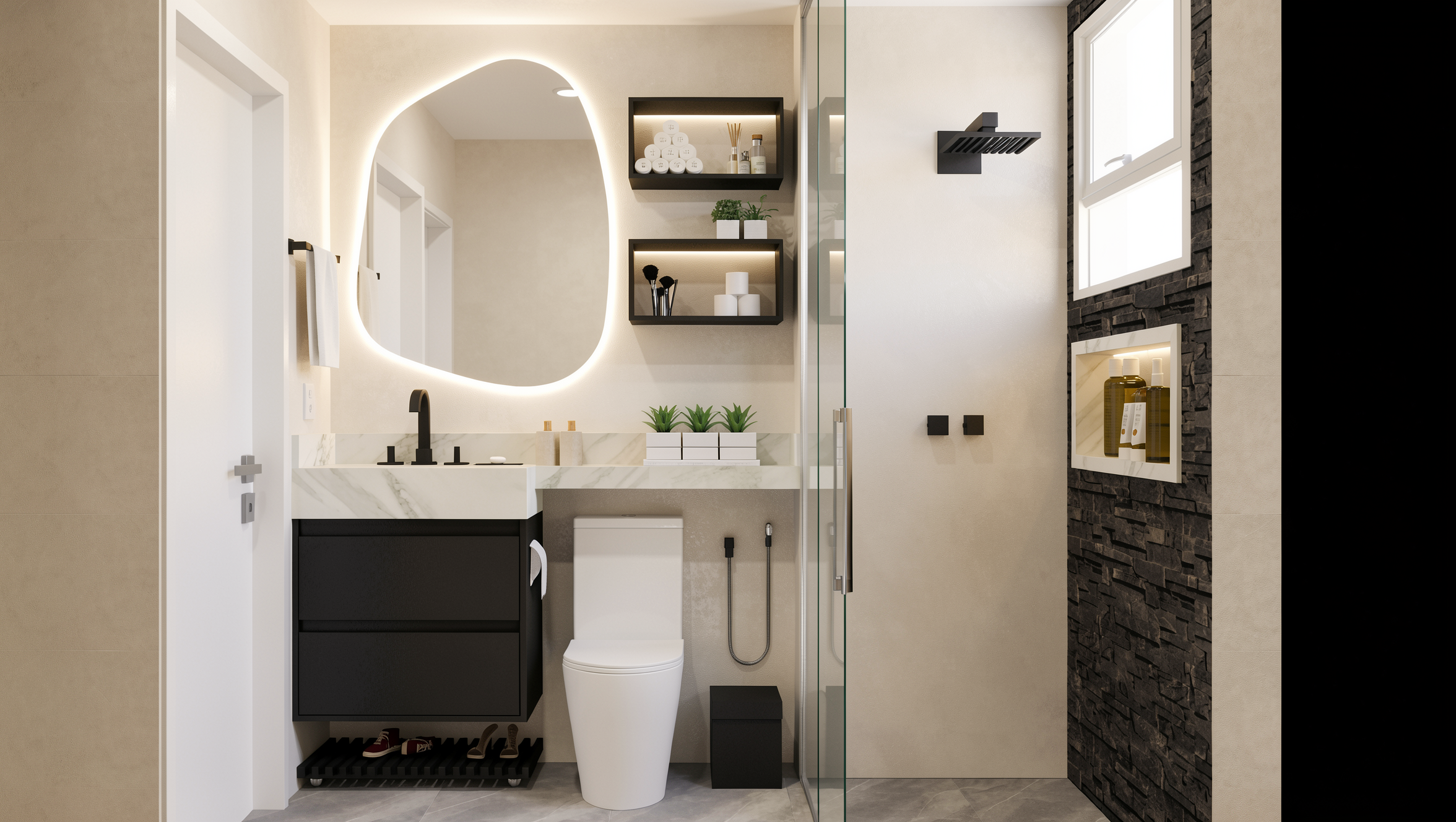 Apartamento D&G João Pessoa - Design de Interiores Luxo